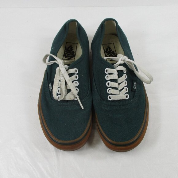 VANS Unisex Green Skateboarding Shoes Size 7 - Picture 2 of 8